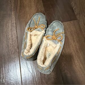 UGG Cream Fleece Lined Slippers